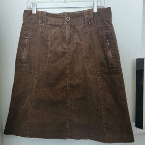 Vintage TRF Cotton Corduroy A-Line Skirt
